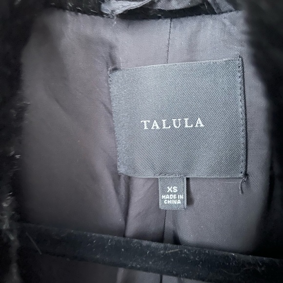 Talula faux fur coat in black - Picture 5 of 7